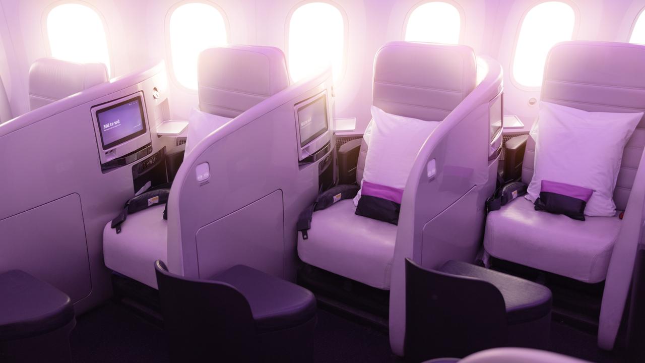 Air New Zealand’s Business Premier cabin.