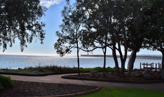 The view from Salt Cafe. Picture: Isabella Magee