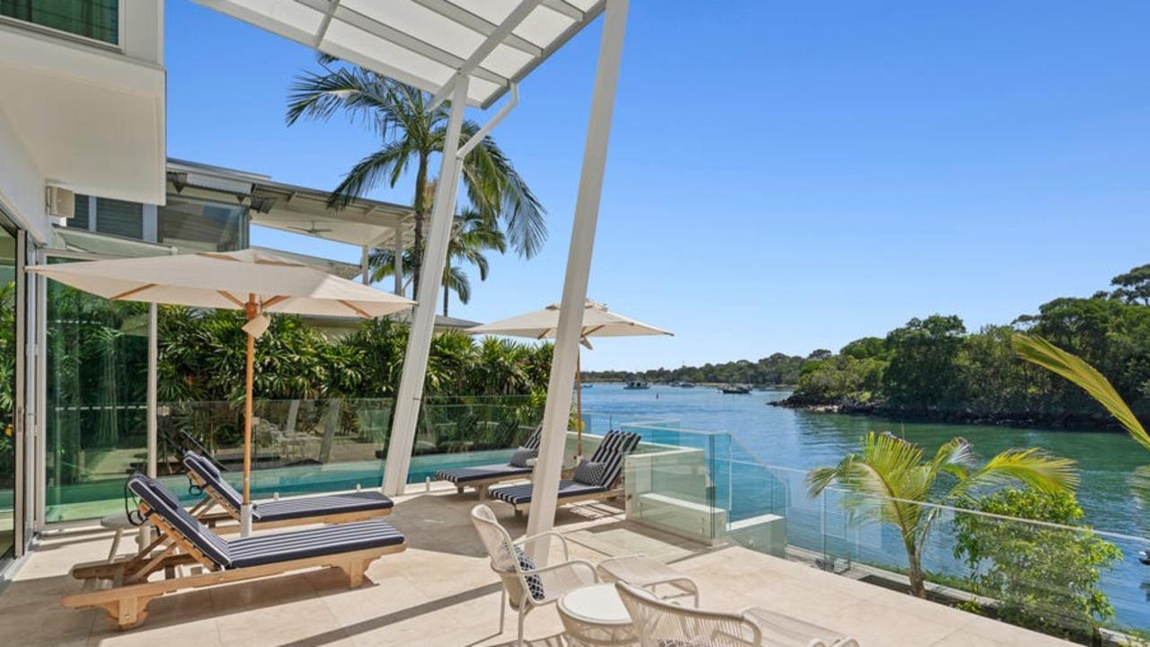 This Noosa Parade home in Noosa Heads was bought for $22.5m to be added to Beluga Charter’s short term prestige rental experiences. Picture: Tom Offermann Real Estate.