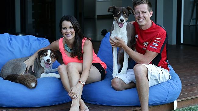 V8 Supercar champion James Courtney and wife Carys announce they