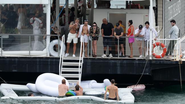 Francesca Packer celebrated her birthday on The Island in Sydney. Picture: Matrix Media