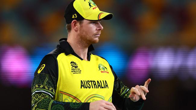 Steve Smith played one match in the World Cup. Picture: Patrick Hamilton / AFP