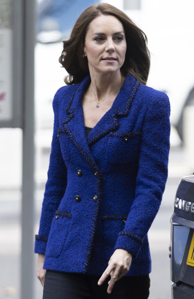 The Princess of Wales arrives at the event in classic Chanel. Picture: Getty Images