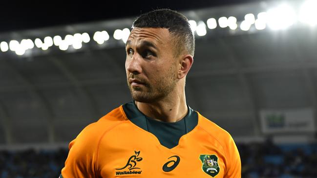 Quade Cooper has stayed in Japan rather than join the Wallabies’ spring tour. Picture: Getty Images