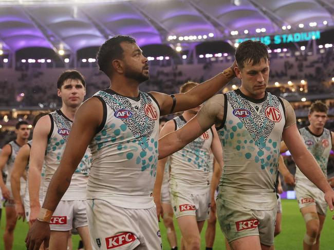 Port Adelaide suffered another heavy loss. Picture: Getty Images