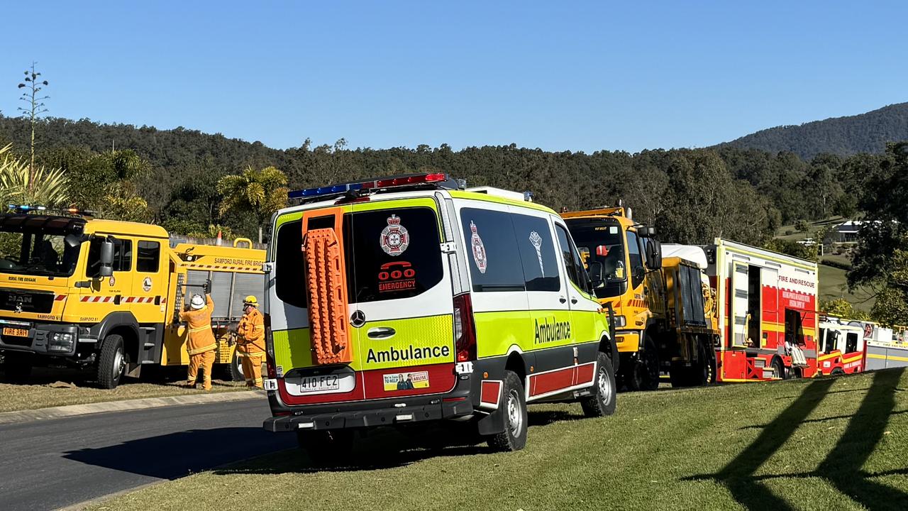 Samford Valley house fire: Eight crews | The Courier Mail