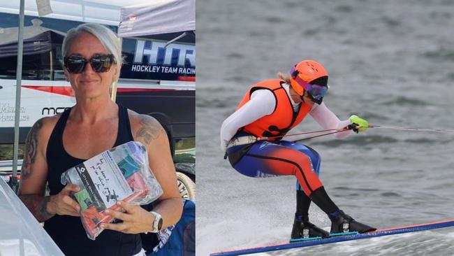 Gold Coast mother-of-four Amy Hockley was killed in a freak water skiing accident near Grafton in northern NSW at the weekend. Picture: Facebook