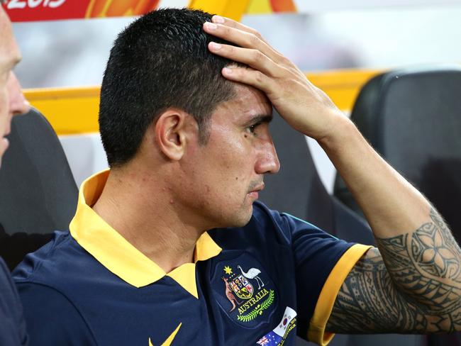 Tim Cahill spent the first 70 minutes sitting on the bench.