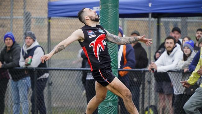 Frankston Dolphins playing-coach Richard Mathers. Picture: Valeriu Campan