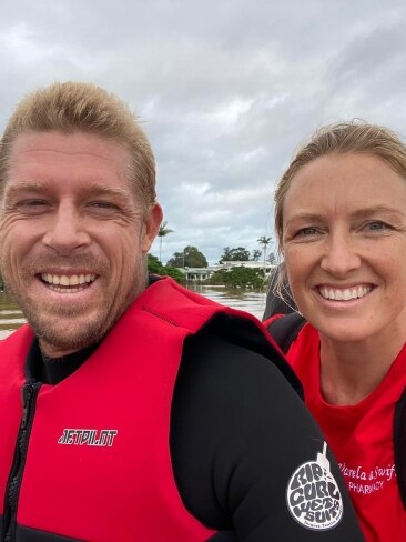 Australian surfing icon Mick Fanning made the call out to Musk on Twitter for communications assistance. Picture: Facebook
