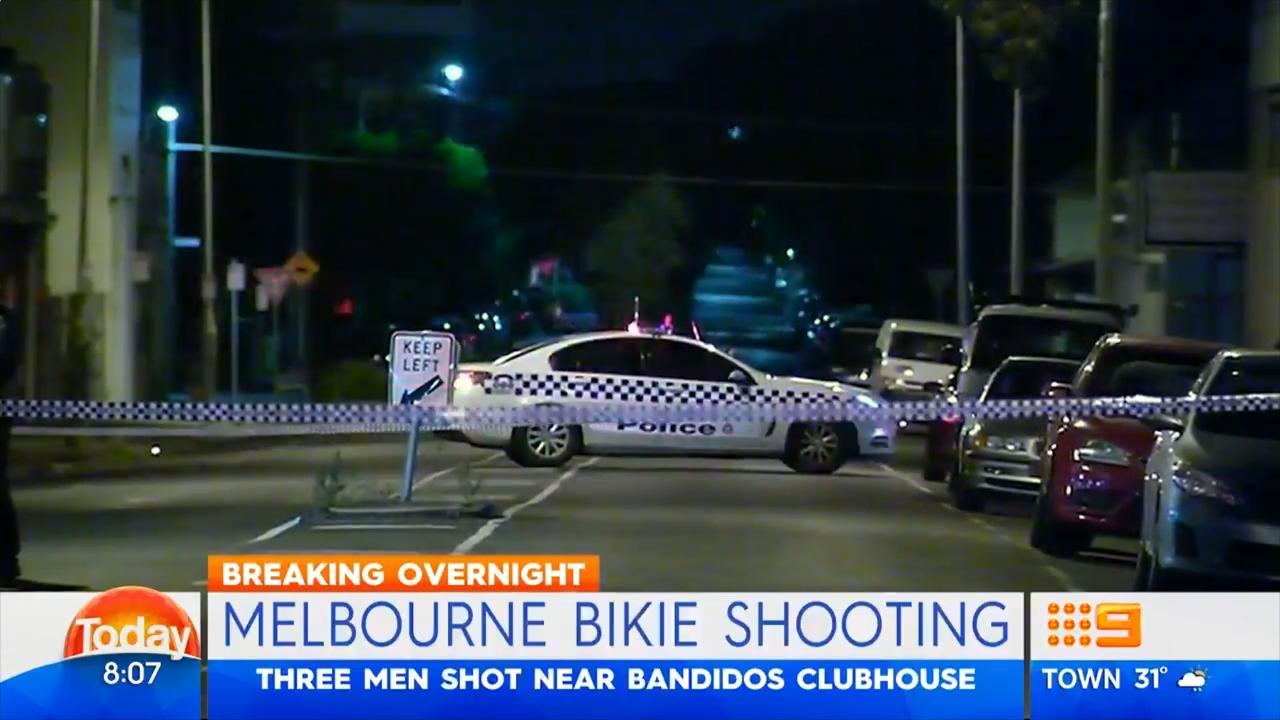 Three shot in Melbourne bikie shooting