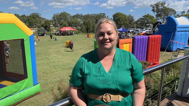 Hervey Bay Neighbourhood Centre CEO Tanya Stevenson at a family fun day. Photo: Stuart Fast