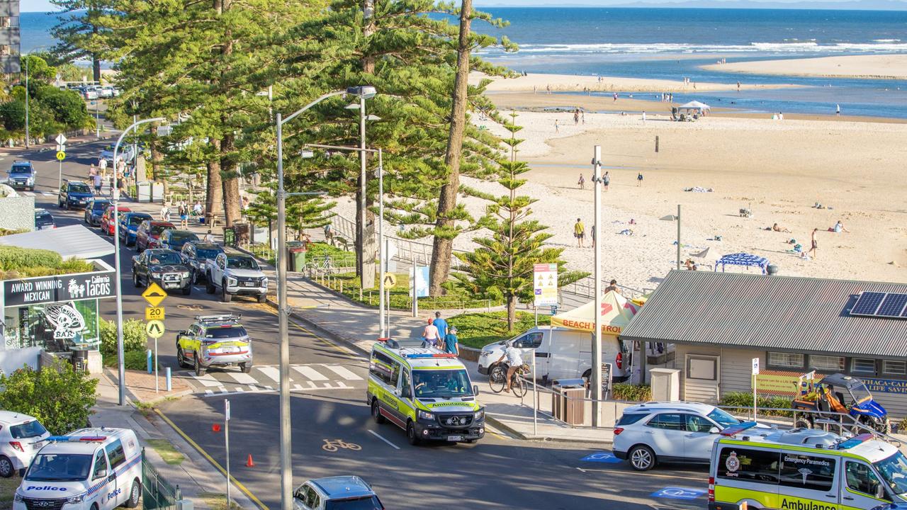 A young woman has died after an incident at Bulcock Beach on Sunday afternoon.