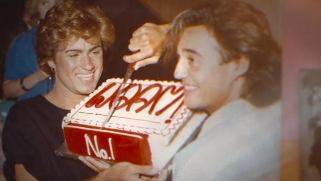 Wham!’s George Michael and Andrew Ridgeley.