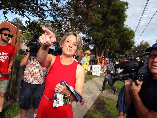 Making a point ... Labor candidate for Bennelong Kristina Keneally today. Picture: AAP