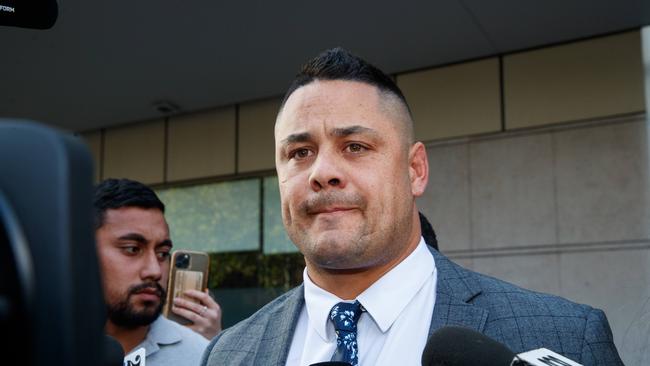 Jarryd Hayne was found guilty of sexual assault on Tuesday. Picture: NCA NewsWire / David Swift