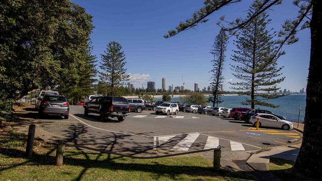 Burleigh Hill car park. Picture: Jerad Williams