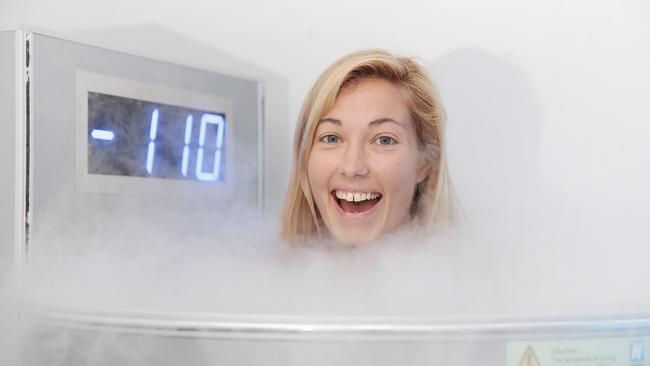 Freezing Cryo Sauna Helps To Heal Sore Muscles Daily Telegraph