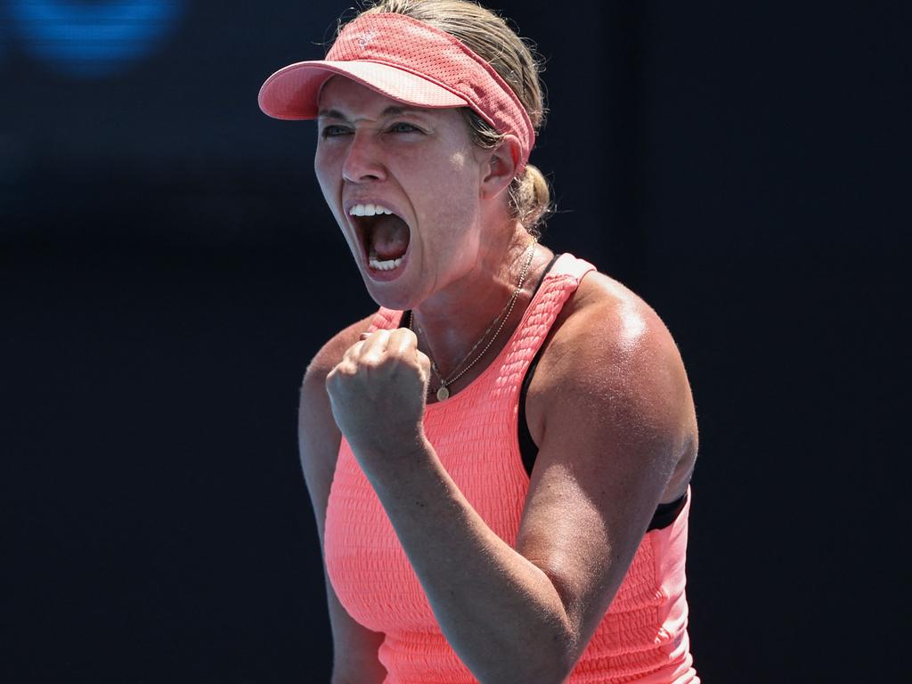 Danielle Collins has defeated Angelique Kerber.