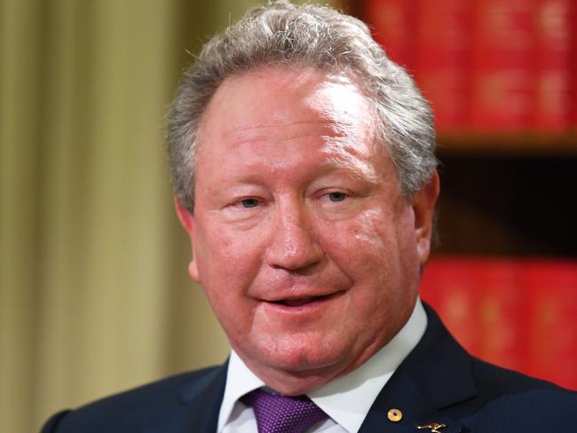 Andrew Forrest. Picture: AAP