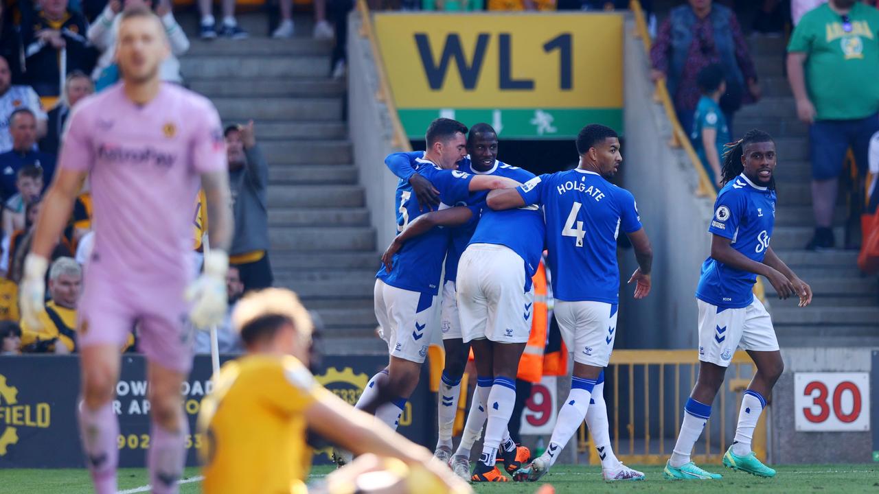 Everton will hope to be celebrating English Premier League survival. Picture: Naomi Baker/Getty Images