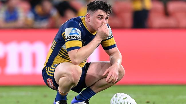 Eels hooker Reed Mahoney is under pressure to lift his game Picture: Getty Images