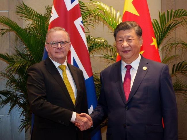 Prime Minister Anthony Albanese and Chinese President Xi Jinping held a 30 minute bilateral meeting on the sidelines of the G20 Summit in Rio de Janeiro. Picture: PMO