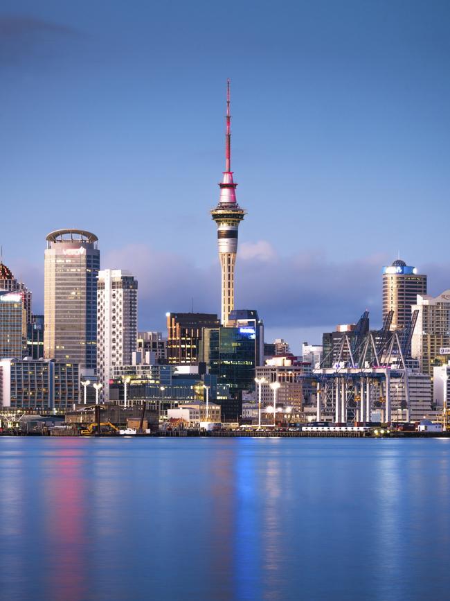 Auckland’s CBD. Business confidence in New Zealand has hit rock bottom.