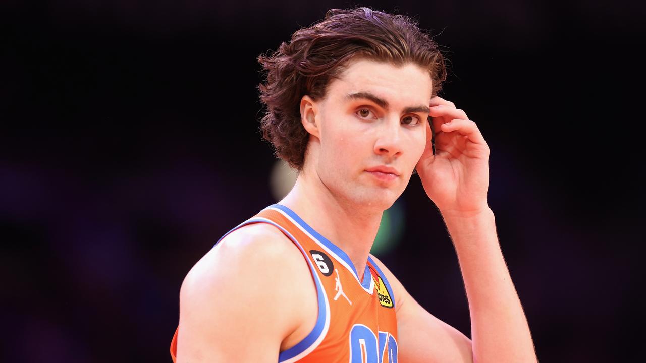 Josh Giddey had a triple-double against the Brooklyn Nets. (Photo by Christian Petersen/Getty Images)