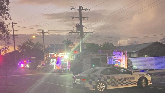 A home has been badly damaged by fire on the Sunshine Coast.