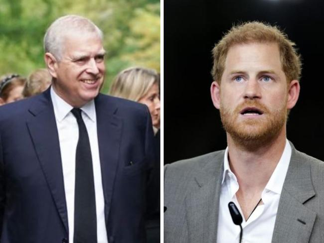 Prince Andrew and Prince Harry