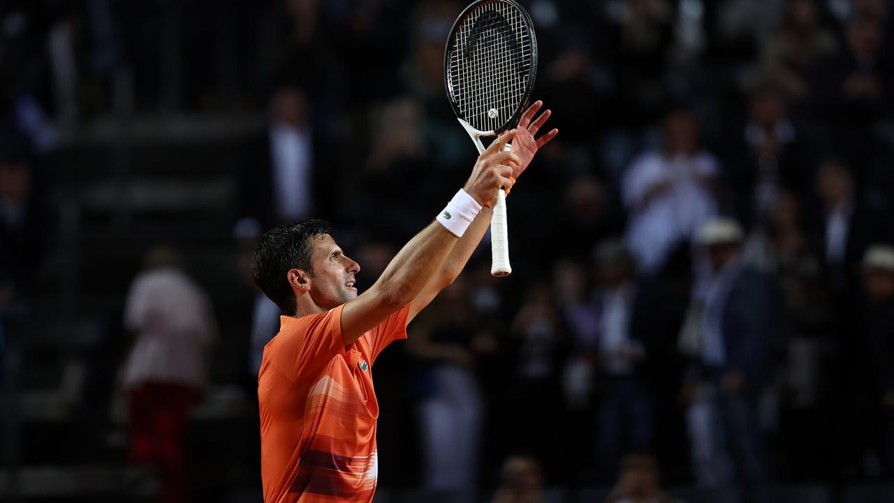 Novak Djokovic mengklaim kemenangan karir ke-1000, Italia Terbuka, Casper Ruud, semi-final, Stefanos Tsitsipas, final, streaming langsung