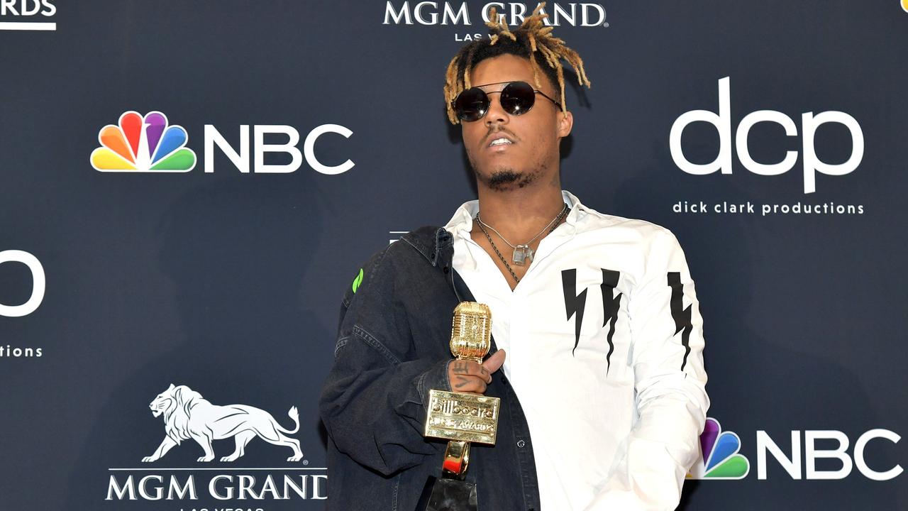 In a 2018 single, Juice Wrld predicted he wouldn’t make it past 21. Picture: AFP