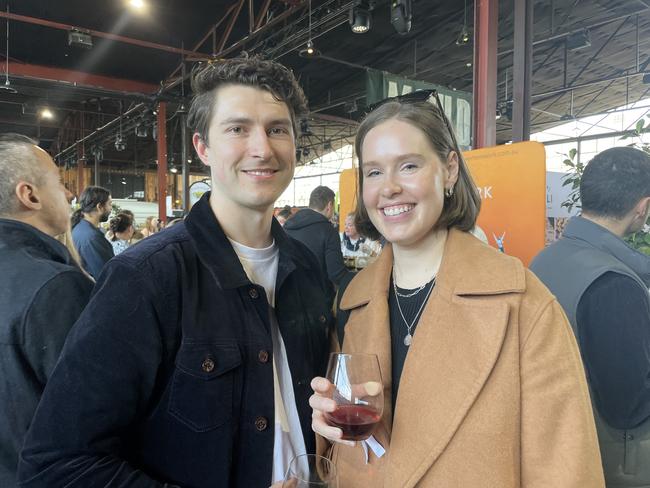 Daniel White and Vanessa Weir at the 2023 Mould Cheese Festival in Melbourne. Picture: Himangi Singh.