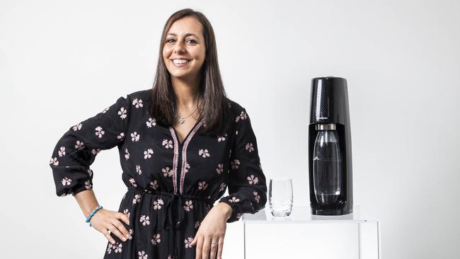 SodaStream Australia managing director Laura Wilson: ‘Grocery is a huge channel for us, particularly for our consumables like flavours.’ Picture: Aaron Francis