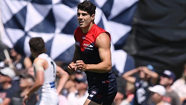 Christian Petracca in action for the Demons. Picture: Wayne Ludbey