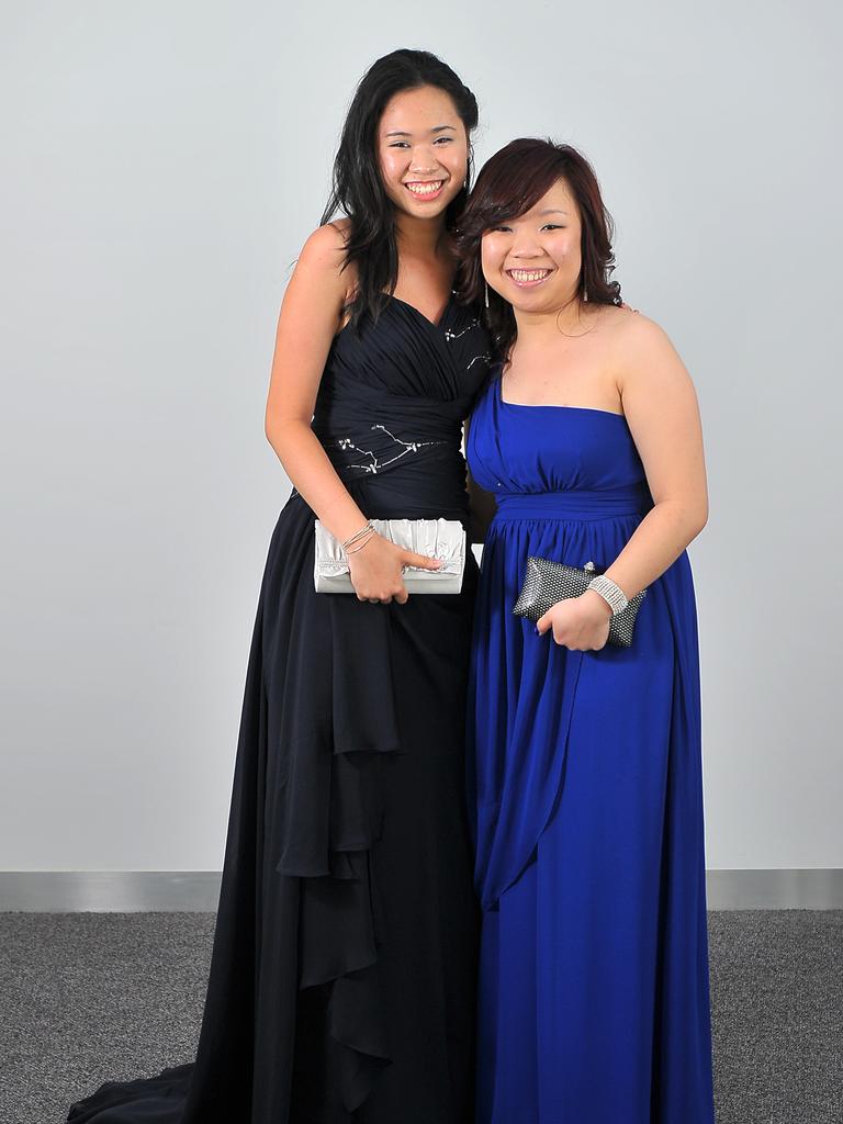 Stephanie Mac and Jasmine The at the 2011 Casuarina Senior College formal at the Darwin Convention Centre. Picture: NT NEWS