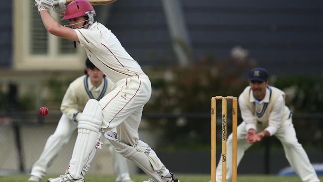 James O'Conell was cautious early but ground out a match-winning half-century. Picture: Stuart Milligan