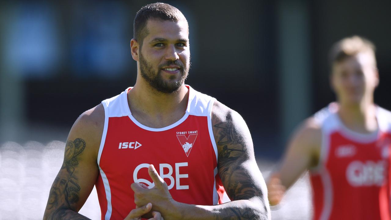 Lance Franklin will miss a third straight game. (AAP Image/David Moir)
