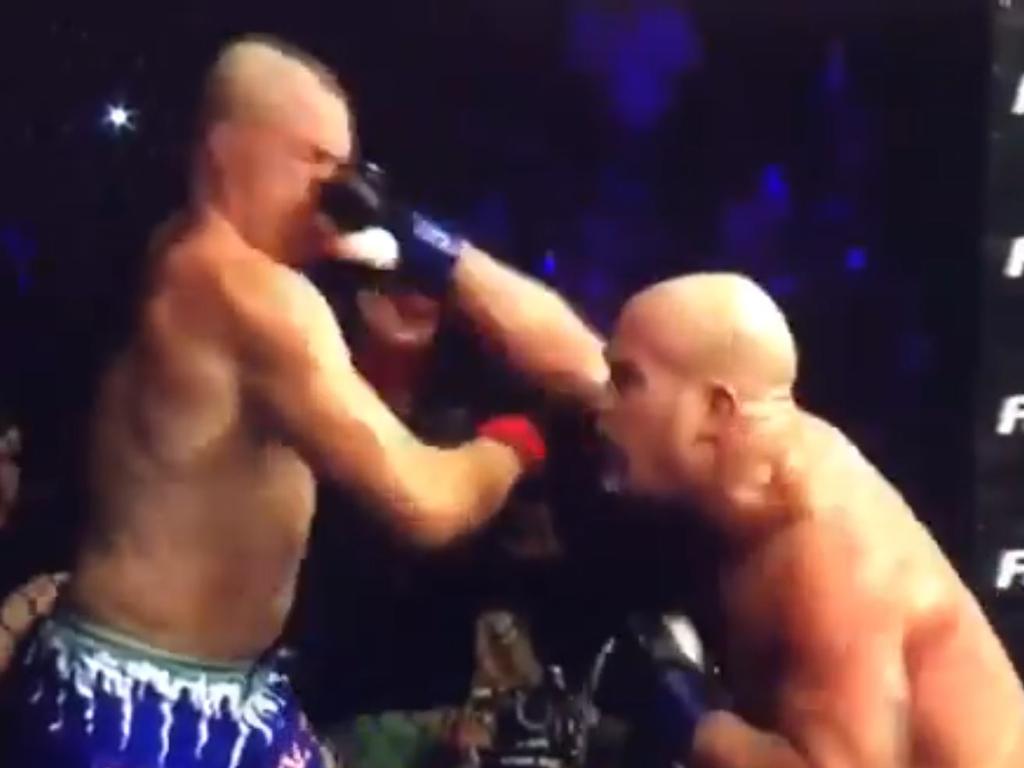 The knockout punch for Tito Ortiz on Chuck Liddell.