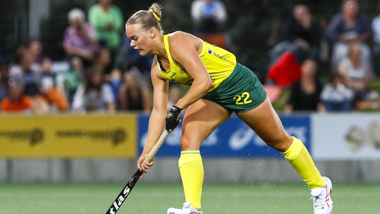 Tatum Stewart in action for Australia