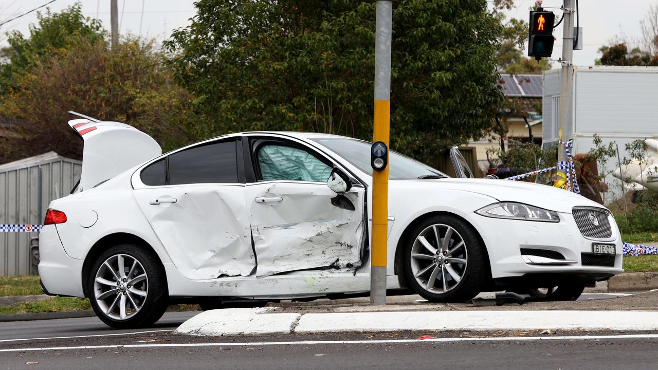 The scene of the crash. Picture: NewsWire / Damian Shaw