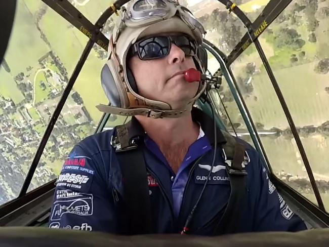 Collins spent five weeks in hospital. Picture: Paul Bennet Airshows