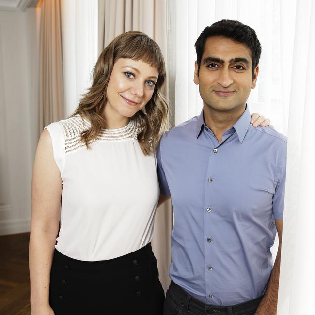 With wife Emily V. Gordon promoting their film The Big Sick. Picture: Justin Lloyd