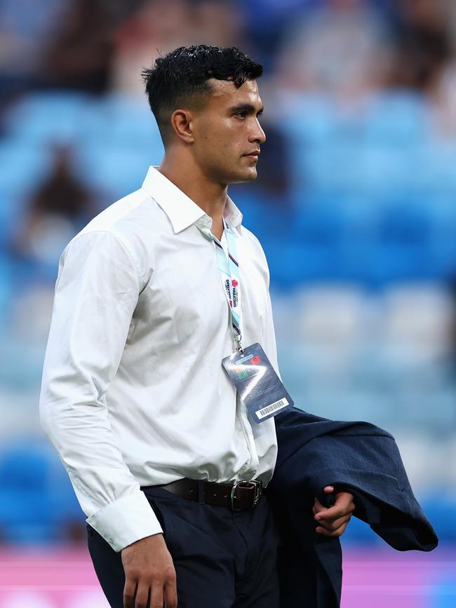 Waratahs star Joseph-Aukuso Suaalii has impressed coach Dan McKellar. Picture: Getty Images