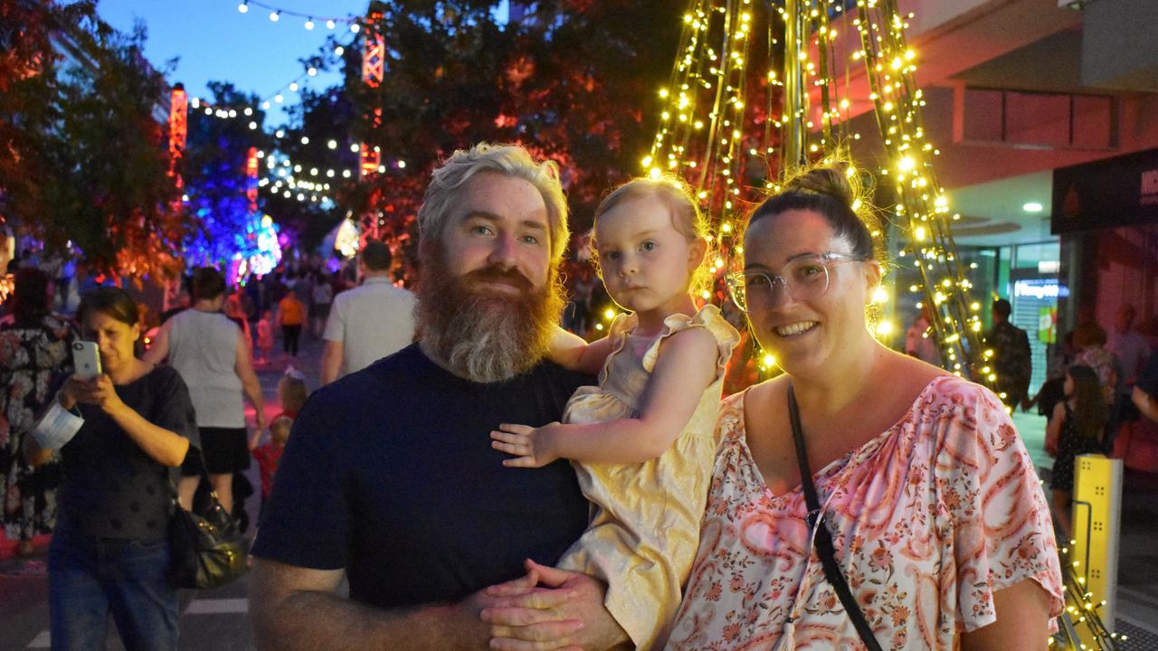 All the lights and magical moments captured at Ipswichâ&#128;&#153;s Nicholas Street Precinct on Sunday 19, December 2021. Picture: Peta McEachern