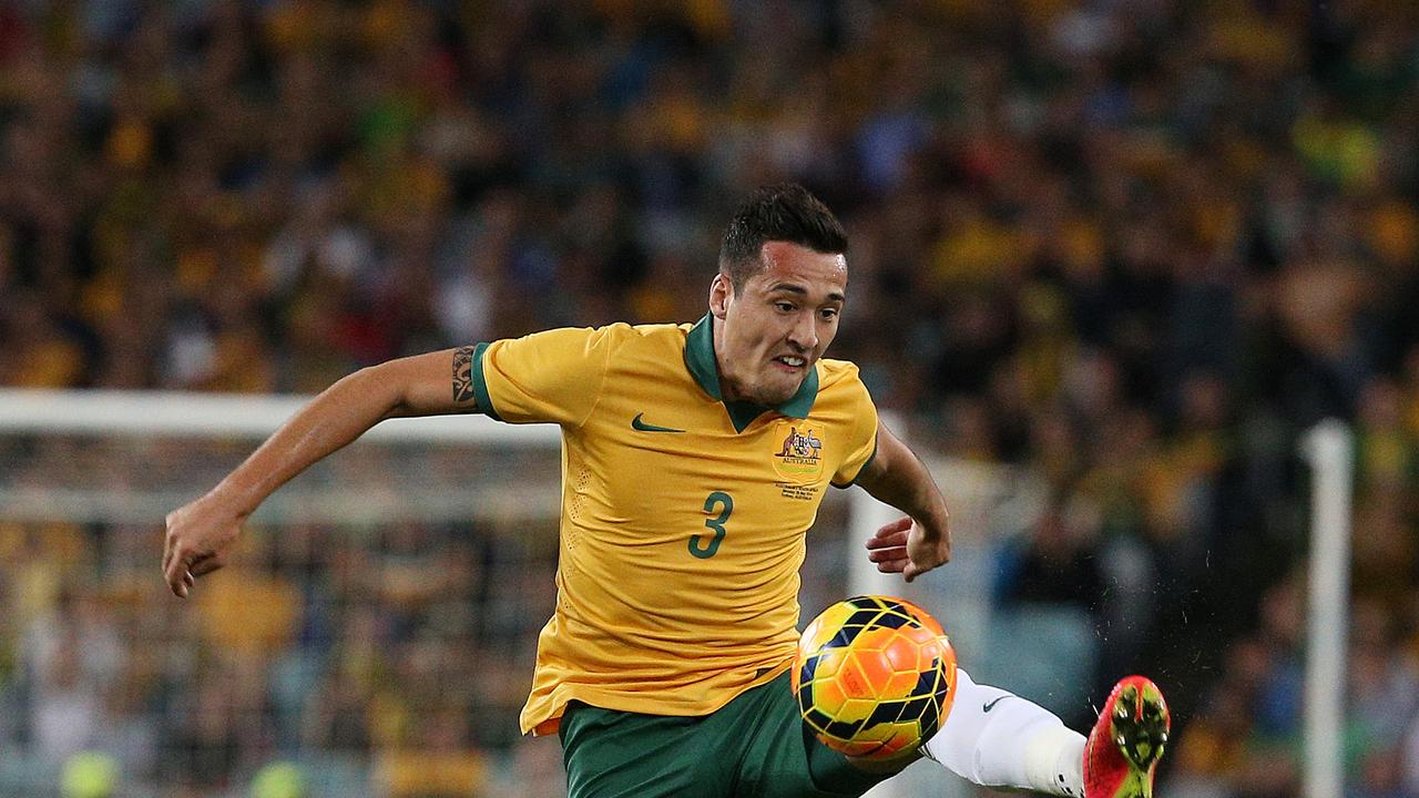 Jason Davidson in action for the Socceroos