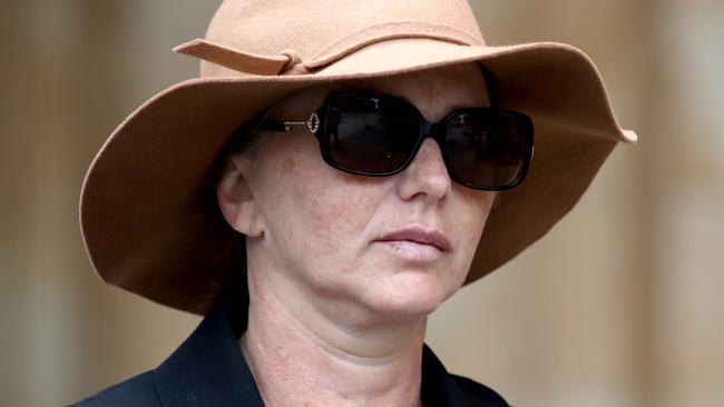 Veronica Theriault arrives at the Adelaide Magistrates Court in Adelaide in May. Picture: AAP Image/Kelly Barnes