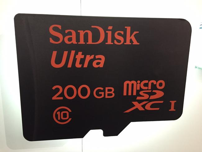 Sandisk is selling a tiny microSDXC card with a massive 200GB capacity