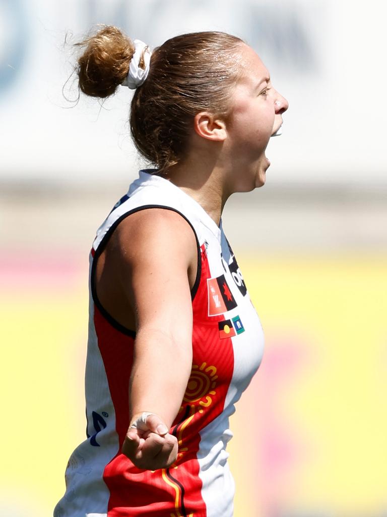 The Saints could soon be locked into the finals. Picture: Michael Willson/AFL Photos